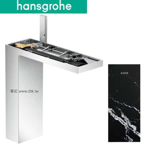 hansgrohe AXOR MyEdition 高腳臉盆龍頭(黑大理石飾板) 47022_47914  |面盆 . 浴櫃|面盆龍頭