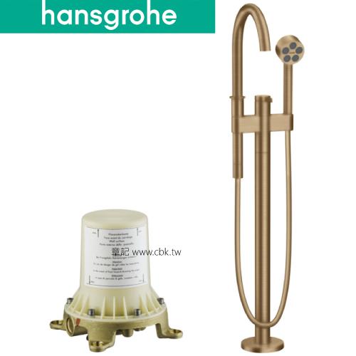 hansgrohe AXOR One 落地式浴缸龍頭(含預埋軸心) 48440140_10452-18  |SPA淋浴設備|浴缸龍頭