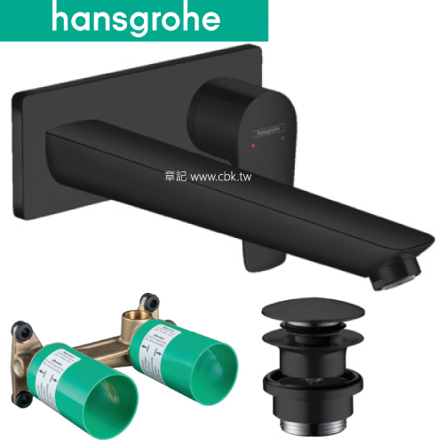 hansgrohe Talis E 臉盆龍頭(含軸心+落水頭) 71734-67_13622-18_50100-67  |面盆 . 浴櫃|面盆龍頭