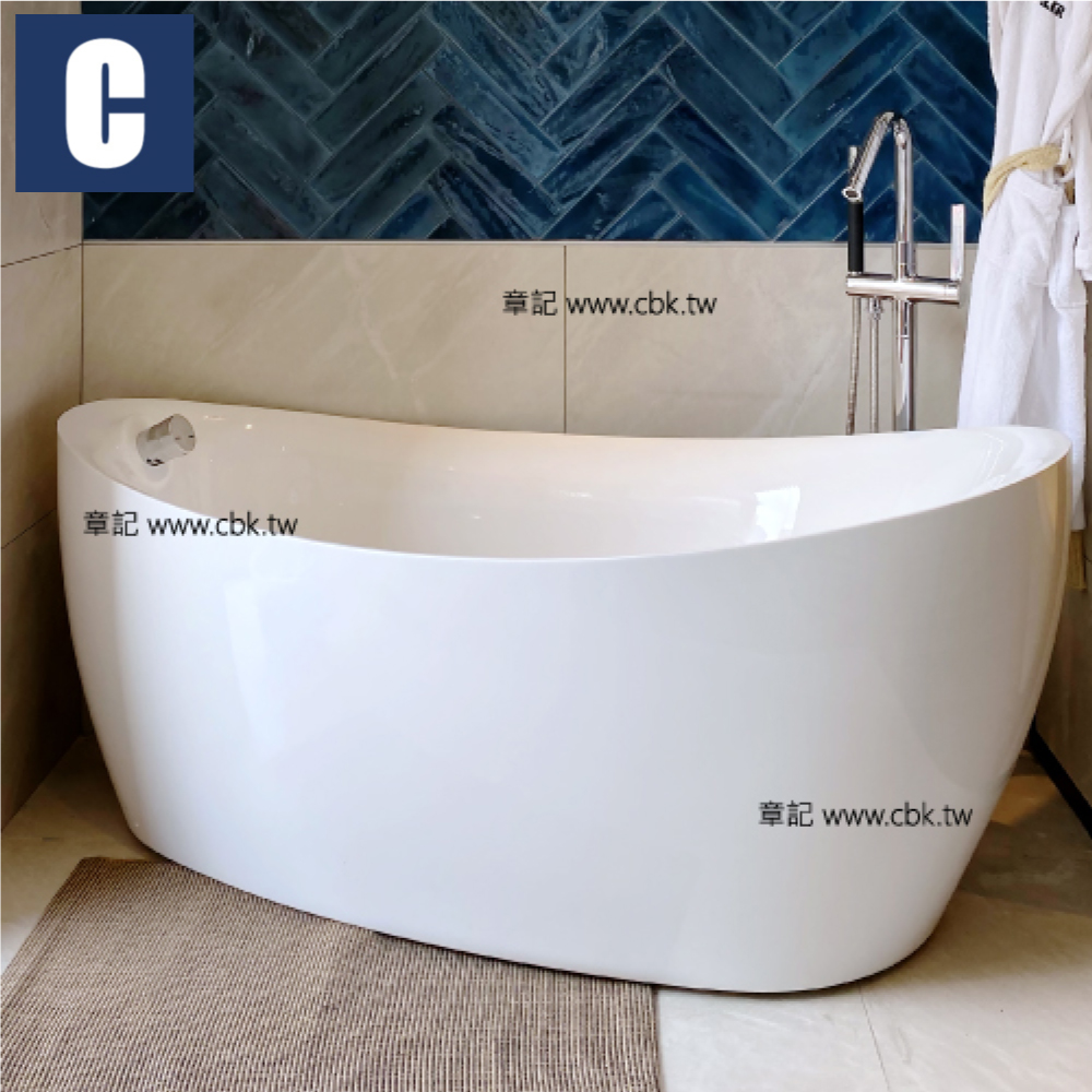 CBK 極簡浴缸附缸內龍頭(160cm) CBK1608068-FCT  |浴缸|浴缸
