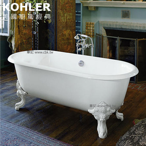 KOHLER CLEO 鑄鐵浴缸(175cm) K-11195T-0  |浴缸|浴缸