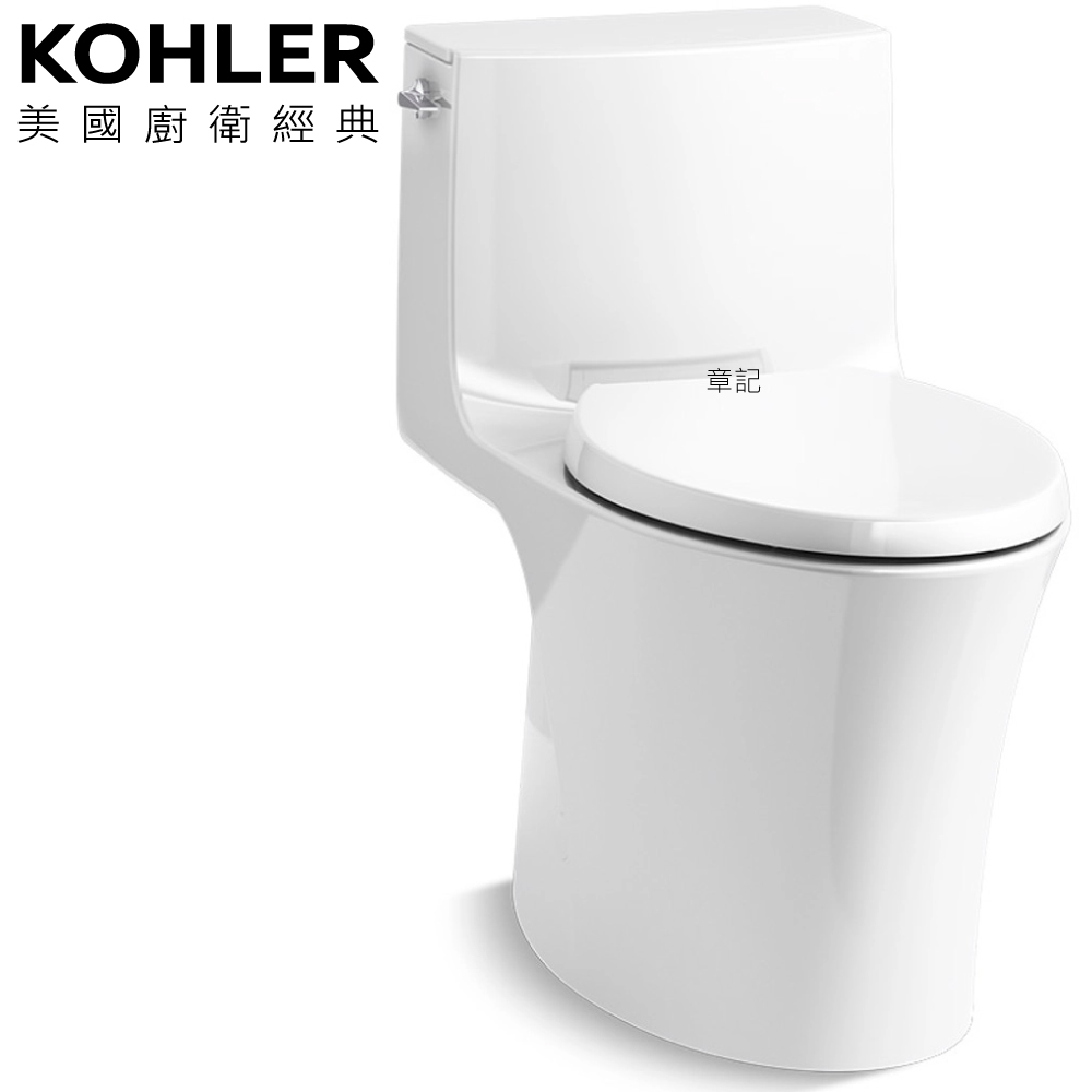 ★ 設計趨勢優惠 ★ KOHLER Veil 五級旋風單體馬桶(不含馬桶蓋/管路隱藏版) K-1381T-HC-0  |小便斗|感應式沖水器