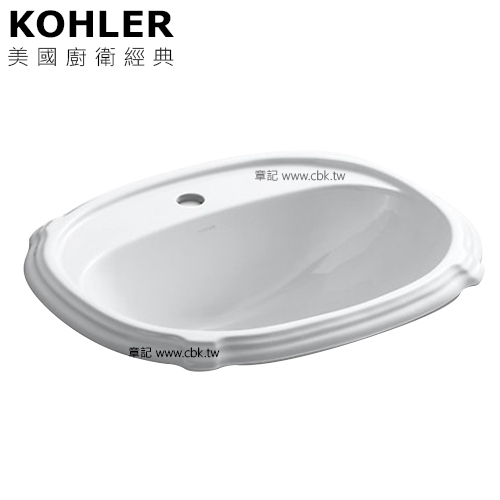 KOHLER Portrait 上嵌檯面盆(57.2cm) K-2189T-1-0_K-2189T-8-0 