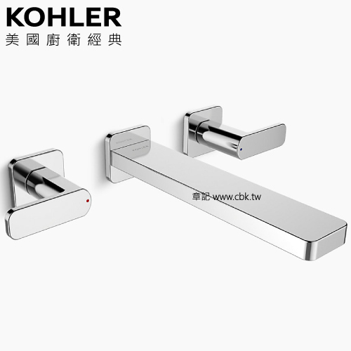 KOHLER Parallel 臉盆龍頭(長版) K-22570T-B4-CP  |面盆 . 浴櫃|面盆龍頭
