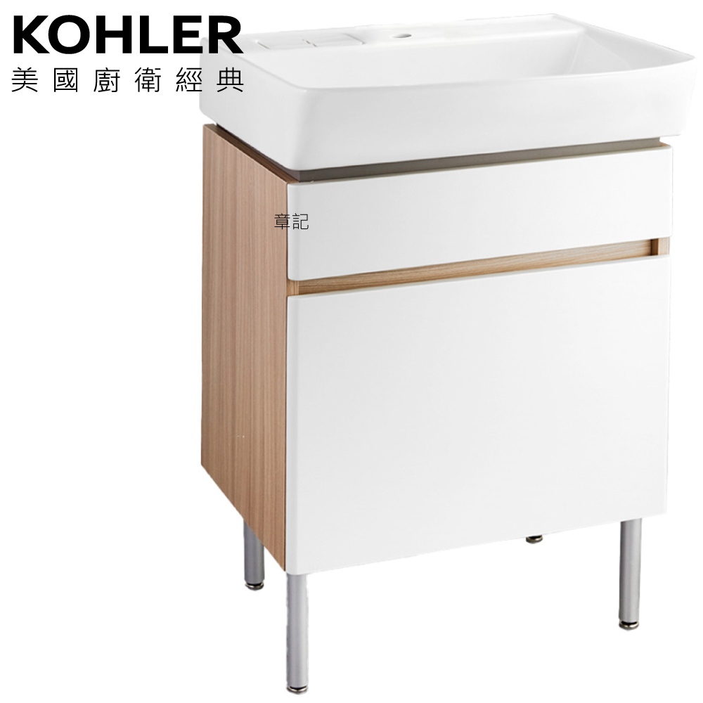 ★ 設計趨勢優惠 ★ KOHLER Family Care 浴櫃盆組(60cm) K-22778T-1-0_K-31500T-PD1 