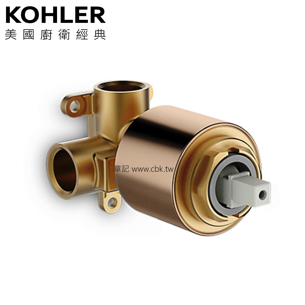 KOHLER 附牆淋浴閥芯(玫瑰金) K-880T-B-RGD  |SPA淋浴設備|沐浴龍頭