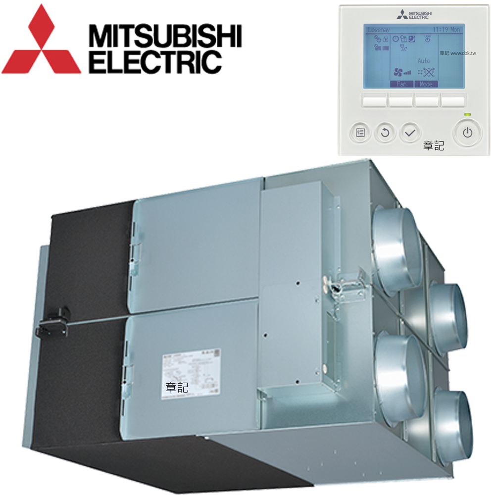 三菱(MITSUBISHI)全熱交換機(220V) LGH-200RVX3-E