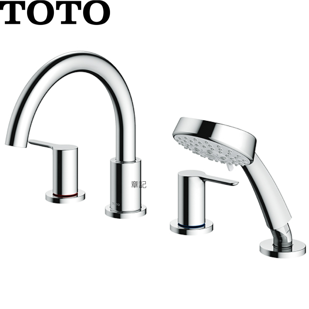 TOTO 四件式缸上型龍頭 TBS01202PA 
