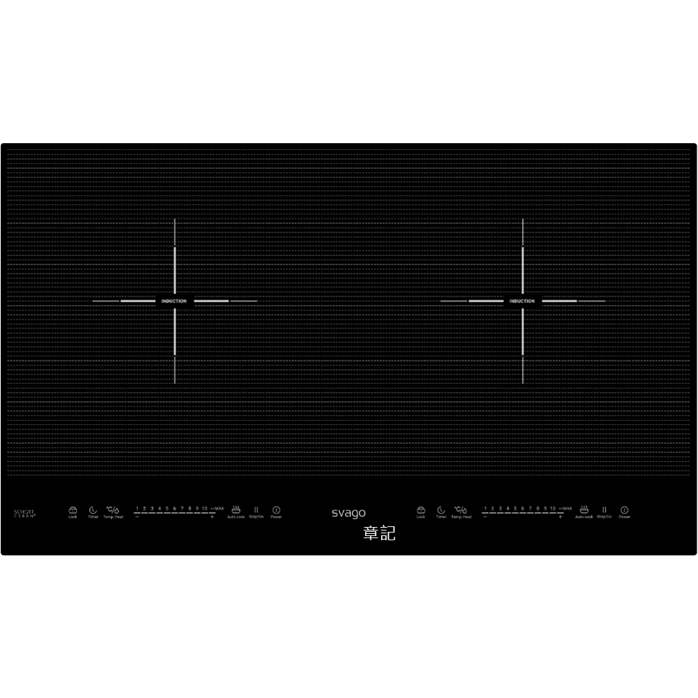 svago 橫式雙口IH感應爐 VEG2380-B【全省免運費宅配到府】
