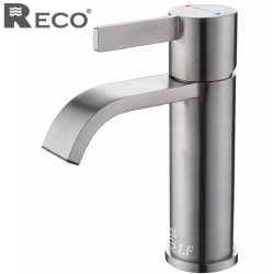 RECO不鏽鋼面盆龍頭(毛絲面) 105127-B