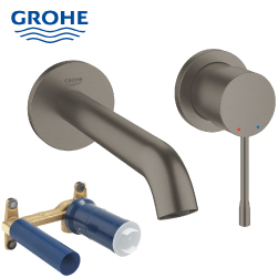 GROHE ESSENCE 臉盆龍頭(墨霧黑)(含預埋軸心) 19408AL1_23571000