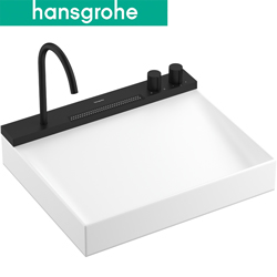 hansgrohe Avalegra AquaUnit 檯面盆龍頭組(58cm - 霧黑) 22472670