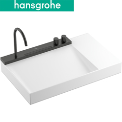 hansgrohe Avalegra AquaUnit 檯面盆龍頭組(78cm - 霧黑鉻) 22473340