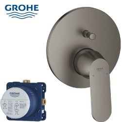 GROHE EUROSMART COSMOPOLITAN 附牆淋浴控制把手(墨霧黑)(含預埋軸心) 24045AL0_35600000