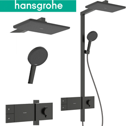 hansgrohe Raindance Alive Q 恆溫淋浴柱(霧黑鉻) 24580340