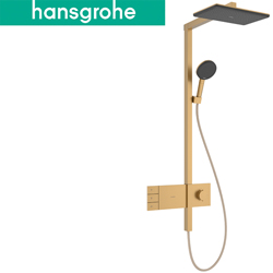 hansgrohe Raindance Alive Q 恆溫省水淋浴柱(霧古銅) 24591140