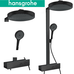 hansgrohe Rainfinity 恆溫淋浴柱(霧黑) 26853670