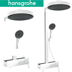 hansgrohe Rainfinity 恆溫淋浴柱(霧白) 26853700