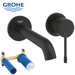 GROHE ESSENCE 臉盆龍頭(幻影黑)(含預埋軸心)  29192KF1_23571000