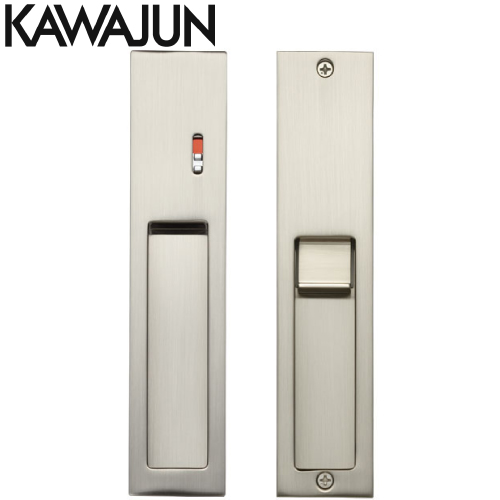 KAWAJUN 拉門鉤鎖(拉絲鎳) 3-KV-07-XN-EX