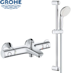 GROHE Grohtherm 800 淋浴龍頭附滑桿組 34567_27598001