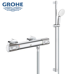 GROHE GROHTHERM 1000 定溫淋浴龍頭附滑桿組 34835001