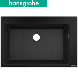 hansgrohe S51 上嵌花崗岩單槽.墨黑(77x51cm) 43313-170