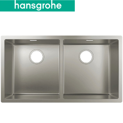 hansgrohe S71 下嵌不鏽鋼雙槽(81.5x45cm) 43430-809