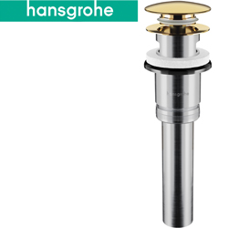 hansgrohe 按壓式臉盆落水頭(亮金) 50115997