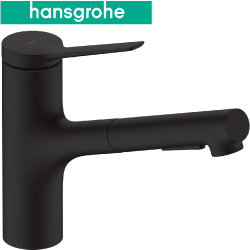 hansgrohe Zesis M33 廚房龍頭(霧黑) 74800670