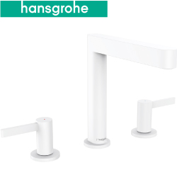 hansgrohe Finoris 三孔臉盆龍頭(霧白) 76034700