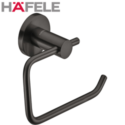 HAFELE 毛巾捲筒架(霧黑) 980.60.823
