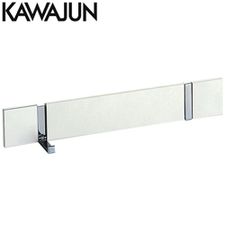 KAWAJUN 二連式摺疊衣帽鉤(白色+亮鉻) AC-821-SC
