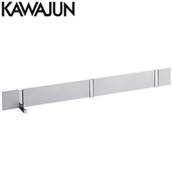 KAWAJUN 三連式摺疊衣帽鉤(銀色+亮鉻) AC-822-BC