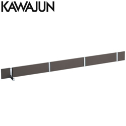 KAWAJUN 四連式摺疊衣帽鉤(深紅棕色+亮鉻) AC-823-4QC
