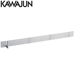 KAWAJUN 四連式摺疊衣帽鉤(銀色+亮鉻) AC-823-BC