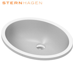SternHagen YORK 花崗岩藝術盆.雪白(48.2cm) B01-WT
