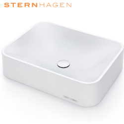 SternHagen SeeRose 花崗岩藝術盆.雪白(54.5cm) B02-WT