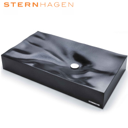 SternHagen DUNE 花崗岩藝術盆.黑金(81.5cm) B04-BK