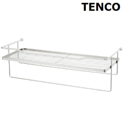 電光牌(TENCO)不鏽鋼雙層毛巾置衣架 BA-1642