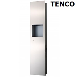 電光牌(TENCO)嵌牆式不鏽鋼擦手紙箱 BA-5433