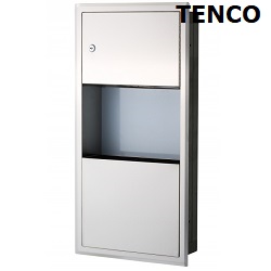 電光牌(TENCO)嵌牆式不鏽鋼擦手紙箱 BA-5435