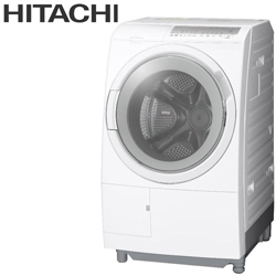 HITACHI日立滾筒洗脫烘(雪霧白/左開門) BDSG120JJ【全省免運費宅配到府+標準安裝】