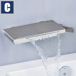 CBK不鏽鋼毛絲面瀑布龍頭 CBK-2354MST