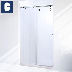 CBK不鏽鋼淋浴拉門 CBK-5038