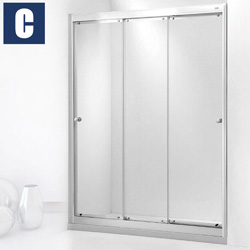 CBK三門雙開連動浴拉門 CBK-7000