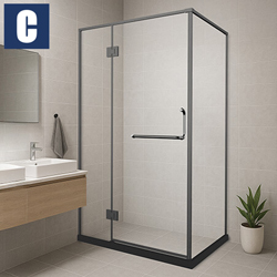 CBK槍灰細框淋浴拉門 CBK-8000