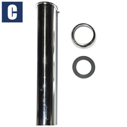 CBK歐規落水頭用直管 CBK-EUR20CM