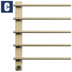 CBK電熱毛巾架(拉絲金/110V) CBK-FAL345-BG