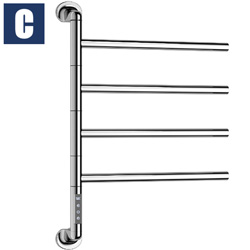 CBK電熱毛巾架(拉絲銀/110V) CBK-FAL605-BN